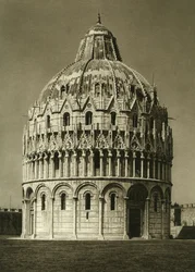 View of the Baptistery of Pisa