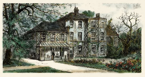 View of the house of Charles Darwin where he wrote 