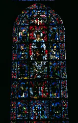 Window Depicting Notre Dame de la Belle Verriere in the South Choir