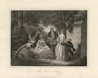 Wine, Women and Song, Triest, c.1850