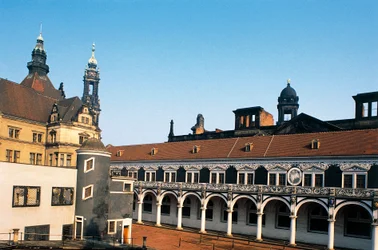 Wing of Zwinger Palace, Dresden, Saxony, Germany