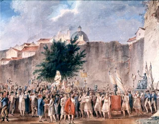 Party Among the Ruins of the Bastille, Paris