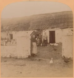 A Characteristic Home, Ballintoy Village, County Antrim, Ireland, 1900