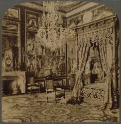 Bedroom of Catherine de Medicis, Palace of Fontainebleau, France