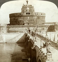 Bridge and Castle of St Angelo, Rome, Italy