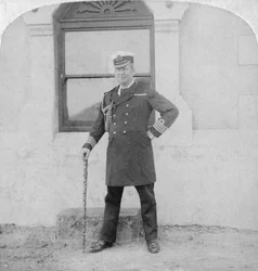 Captain Sir Edward Chichester, British Naval Officer, Cape Town, South Africa