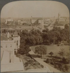 From Navy Department...past the White House and Treasury, to Capitol, Washington, U.S.A., 1902