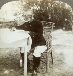 General Nogi at Japanese Headquarters, Port Arthur, Manchuria, c1904-1905