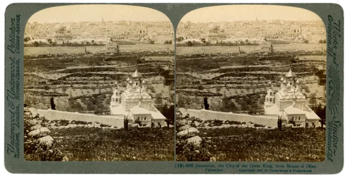 Jerusalem, as seen from the Mount of Olives, Palestine, 1901