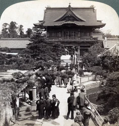 Main Gateway to Kameido Temple, Tokyo, Japan, 1904