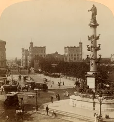 The Tegetthoff Monument, in the Prater-Stern, Vienna, Austria