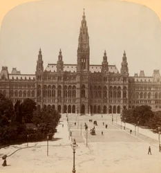 The Great Rathaus, Vienna, Austria Tower 320 ft. High, 1899