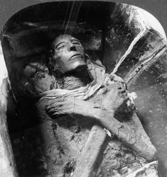 The mummy of Sethos I 1394BC-1279BC, Cairo, Egypt, 1905