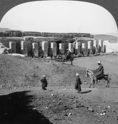 The Temple of Sethos I, Abydos, Egypt 1905