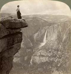View from Glacier Point, Yosemite Valley, California, USA