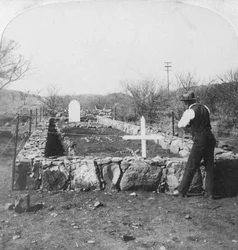Where the Fallen Heroes Lie, Foot of Harts Hill, Colenso, South Africa, Boer War, 1901