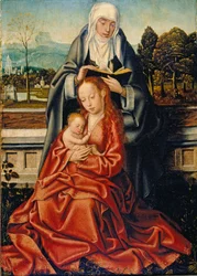 The Virgin and Child with St Anne
