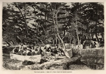 A Bourgeois Picnic in the Suburbs of Edo