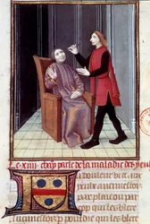 A Doctor Operating the Eye of His Patient