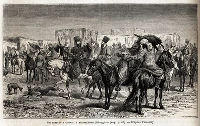 A horse walk in Shurakhan