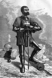 A knight from the city of Rhodes (Greece), in the 16th century