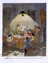 A meeting of literators, which was the origin of the French Academy