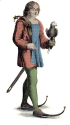 A Middle-Aged Man Wearing Shoes to the Foal
