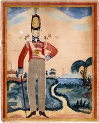 A private of the 7th Regiment of Foot (Royal Fusiliers) in the Caribbean