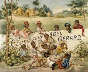 Advertising poster for Champagne Abel Gérard, late 19th century