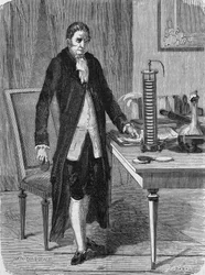 Alexander Volta built the electric motor (or battery) in December 1799. In 