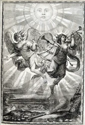Allegoric Figure of the Light - The Light to Monsignor the eminent Cardinal Jules Mazarin