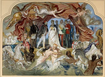 Allegory for the Inauguration of the Suez Canal