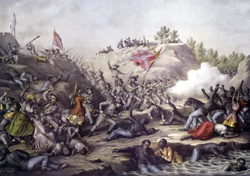 American Civil War (1861-1865): Battle of Fort Pillow, Tennessee, April 12