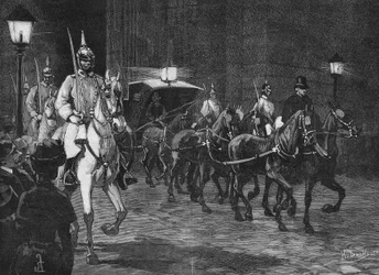 Arrival of the Remains of Archduke Rodolph of Habsburg, Crown Prince of Austria