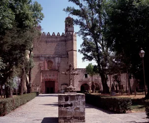Art of Mexico: View of the Augustinian Convent