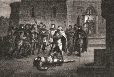 Assassination of Étienne Marcel in 1358 - in Henri Martin