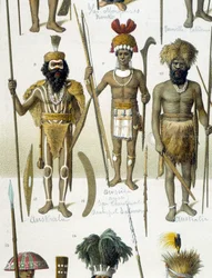 Australian Indigenous People in State Dress