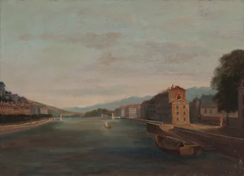 Banks of the Isère in Grenoble