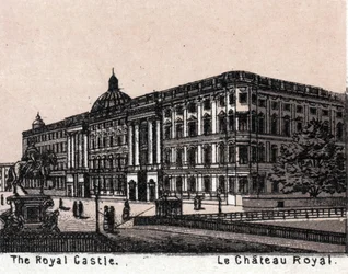 Berlin, Germany: View of the Royal Castle. in “The World Illustrates 168 Views” Undated (late 19th century)