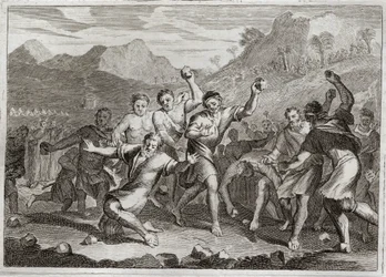 Bible of Royaumont, Old Testament: Blasphemer Stoned