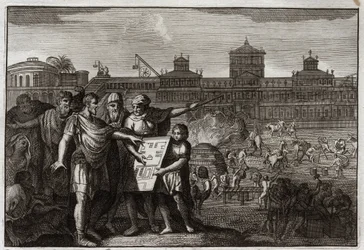 Bible of Royaumont, Old Testament: King Cyrus. Cyrus II the Great, King of Persia, and since from Babylon, having known that it had been predicted by the Prophets that it would be he who would make the Temple of Jerusalem rebel, gives power to all the Jews