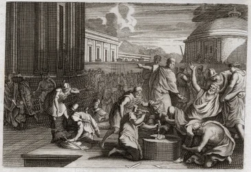 Bible of Royaumont, Old Testament: Punishment of Adonibesec. Josue
