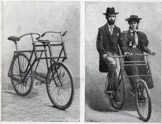 Bicycle has two seats from the manufacture 