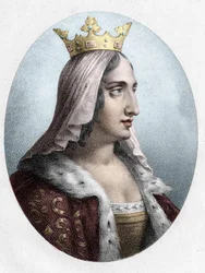 Blanche de Castile, Queen of France (1188 to 1252), wife of King Louis VIII