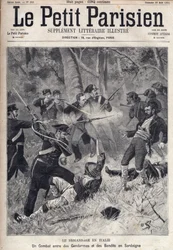 Brigandage in Italy: a fight between gendarmes and bandits in Sardinia