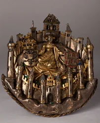 Button of a mantle called (Quignon des demoiseaux), silversmithing