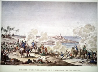 Campaign of Egypt (1798-1801), Napoleon in Egypt: Battle of Aboukir, July 25
