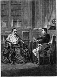 Cardinal Giambattista Caprara, Named Legate in Paris by Pius VII, Received in Malmaison by Napoleon Bonaparte in 1801