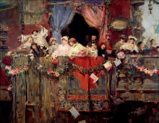 Carnival Scene in Rome