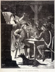 Cartridge in a tavern